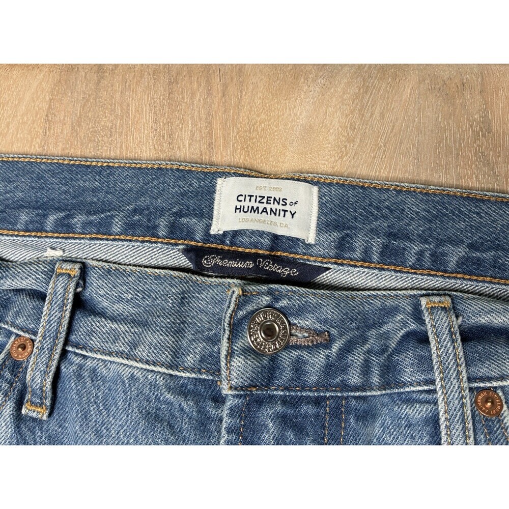 Citizens of Humanity Miro Relaxed Barrel Leg Jeans in Pacfica Medium Wash 32 - Picture 7 of 11